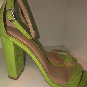 Lime Green High Heels